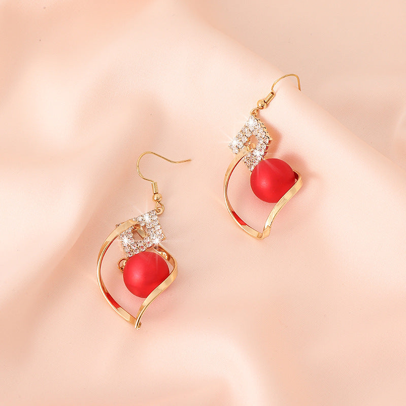 Women'S Fashionable Temperamental All-Match Earrings