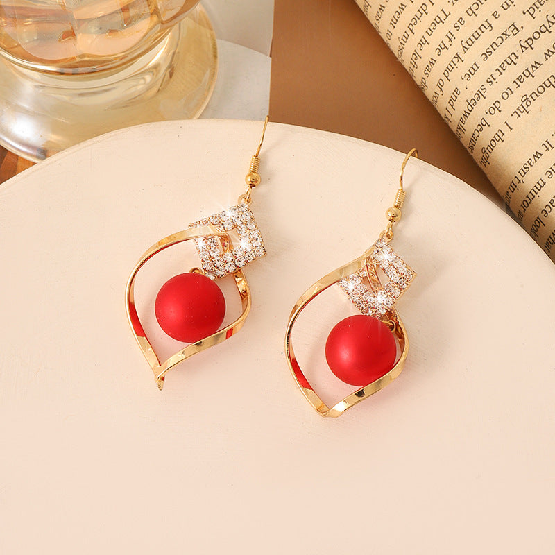 Women'S Fashionable Temperamental All-Match Earrings