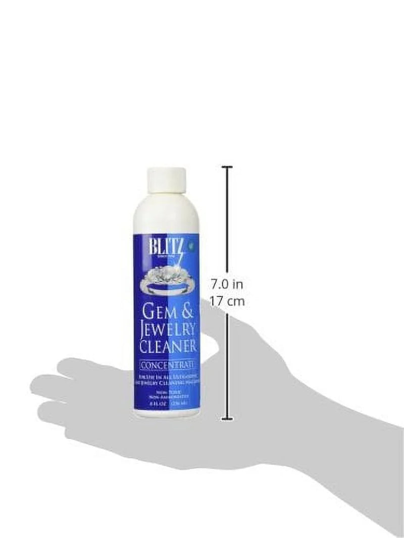 2-Pack 8 Oz  Concentrated Jewelry Cleaning Solution